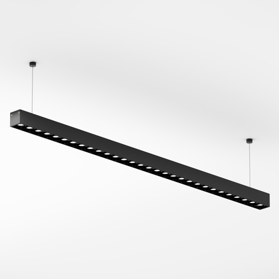 Светильник LINER T33 BLACK MASK 40W 4000К EPISTAR CRI90 48° IP40 Черный корпус 803x33x34mm | 220V