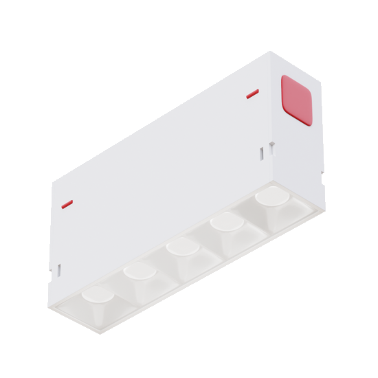 Светильник LINER S39 SMART DIM 10W 5х2W OSRAM 36° CRI90 3000K | White L138x34x58mm 220V