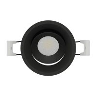 Светильник CITY SPOT 10W 3000К GU10 угол света 110 град. алюминий черный/ black, 220V, 75x65mm