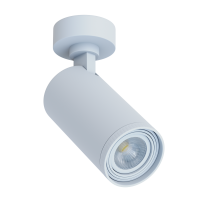 Накладной светодиодный светильник CITY ZOOM 10W 4000K CRI85 Угол света 10°- 60° WHITE Ø60x123mm