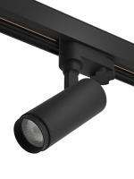 Трековый светильник CITY ZOOM NEW 10W 3000/4000/6000К 10°- 60° 4TRA 50х120mm | Черный корпус