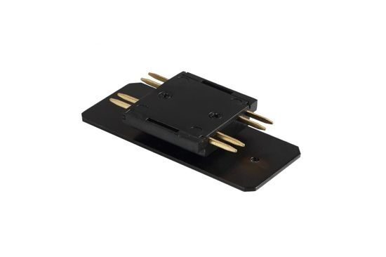 Прямой соединитель для трековой системы S39 220V 4x контактный Black 33x70x8mm EAC19299