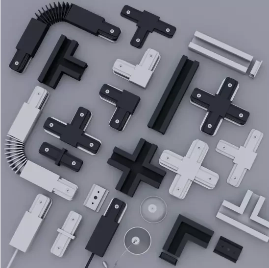 Светильник LINER U33 40W 100° 4000К Черный корпус 598х35х47mm 2TRA | 220V