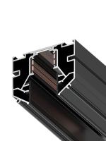 Трековая магнитная система для натяжных потолков MAGNETIC S15 NEW 48V 4TRA  BLACK 1000mm 