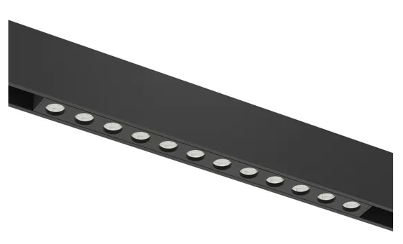 Светильник LINER BLACK MASK MAGNETIC S15 48V 12W 36° 4000K CRI90 OSRAM | Черный корпус L232mm