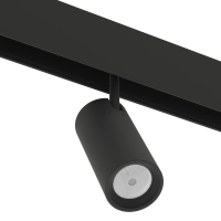 Светильник SPOT MAGNETIC S20 48V 15W 24° CRI90 OSRAM 4000K | Черный корпус D45х100mm