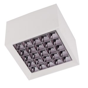 Св-к накладной WINDOWS 50W 25x2W OSRAM CRI90, DW 4000K, KEGU драйвер, White 119х119х78 mm