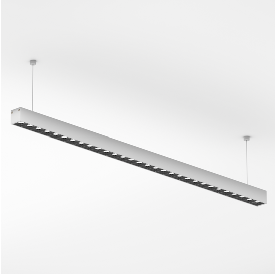 Светильник LINER T33 BLACK MASK 40W 3000К EPISTAR CRI90 48° IP40 Белый корпус 803x33x34mm | 220V