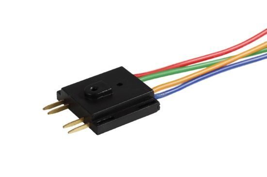 Коннектор для трековой системы S39 220V 4x контактный Black 33x40x11mm (провод L390mm) EAC19299