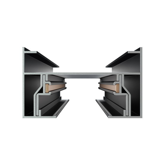 Трековая система серии CITY 2TRA | BLACK 1000x34x19mm | 220V