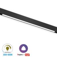 Светильник LINER MAGNETIC S15 48V 30W 120° 3000-6000K TRIX CRI90 OSRAM | Черный корпус L900mm