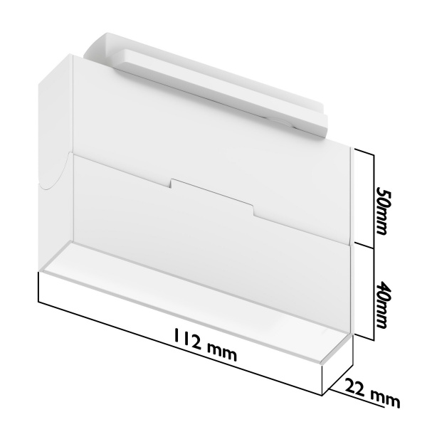 Светильники BLACK BOOK 6W OSRAM 120° DW/4000К, Белый корпус 2TRA