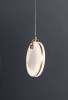 Светильник подвесной Alabaster D170хH200mm LED 8W Латунь