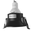 Светильник встраиваемый MR16 GU10 BLACK | Ø85(75)x47mm IP44