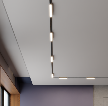 Угловой соединитель потолок-стена для шинопровода H5 White