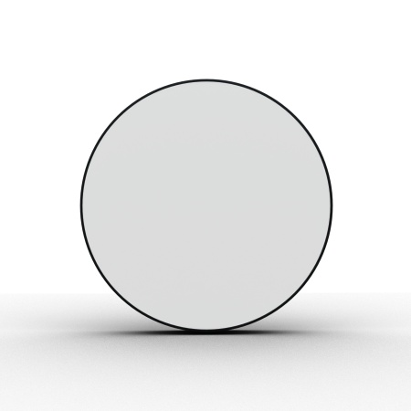 Светильник накладной RONDO 48W Black 4000K | Ø400x60mm 