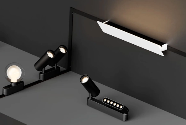 Трековый магнитный св-к LEGO MAGNETIC H4 24V 6Wх2 110°/24° 3000К/4000K/6000К OSRAM |  Black 