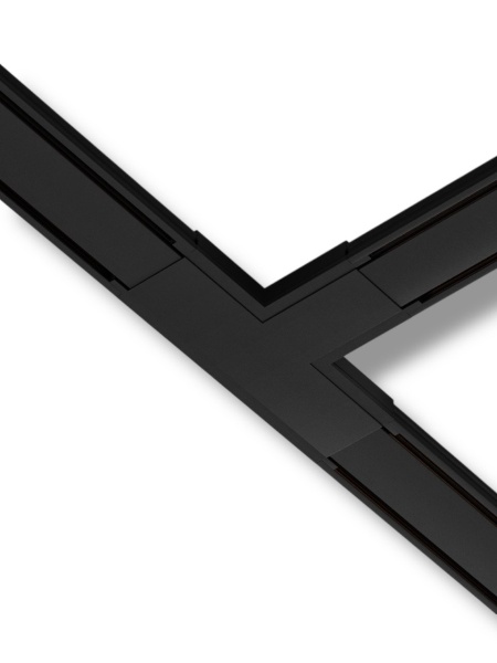 Т- соединитель потолок-потолок для шинопровода H5 Black