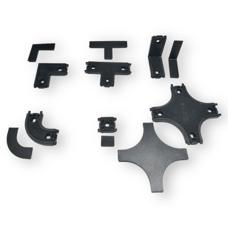 Т- соединитель потолок-потолок для шинопровода H5 Black