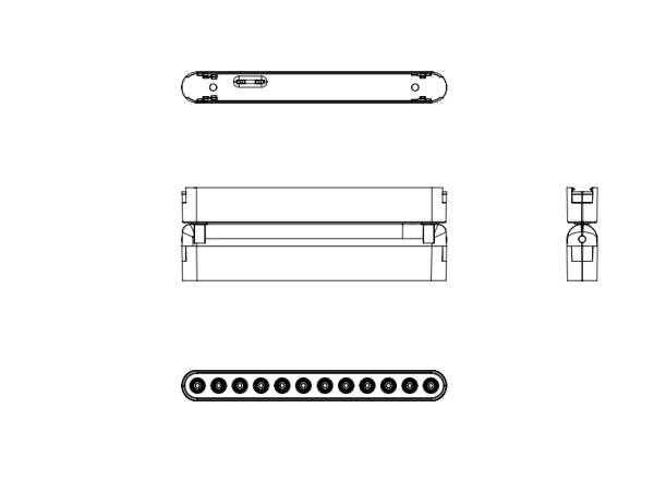 Трековый магнитный св-к SPOT BLACK BOOK MAGNETIC H4 24V 12W 24° 3000К/4000K/6000К OSRAM |  Black