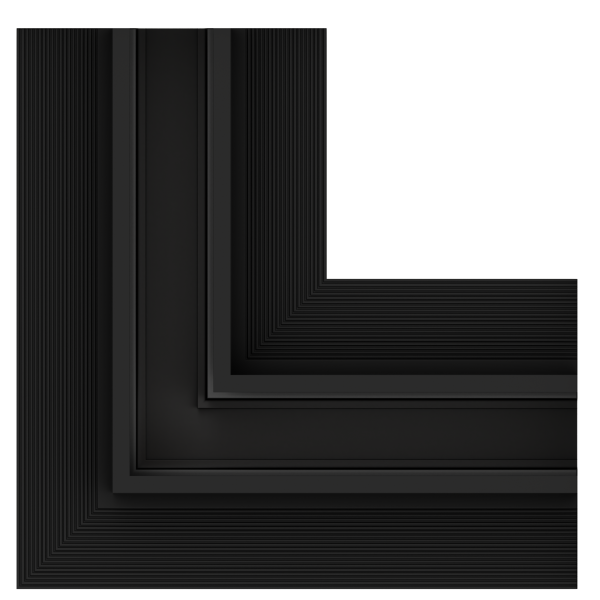 Угловой внутренний соединитель для встраиваемого шинопровода S15 | Черный