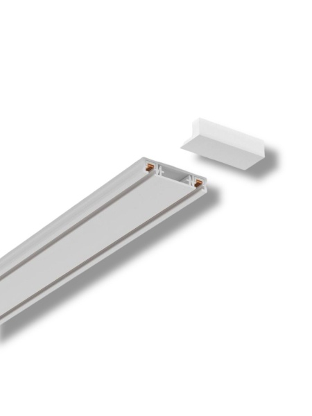 Трековая система накладная MAGNETIC H5 48V 2TRA WHITE 1000x25x5.5mm