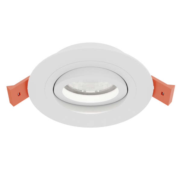 Светильник встраиваемый CITY DL X1 MR16 ALU WHITE | Ø92(77)x25mm