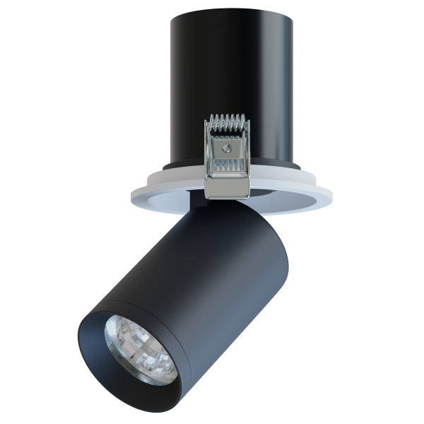 Светильник COLT MR16 GU10 SPOT поворотно-выдвижной | BLACK 100x100mm