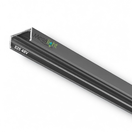 Т-соединитель для шинопровода S25 2TRA | Black 100х60х10.5mm