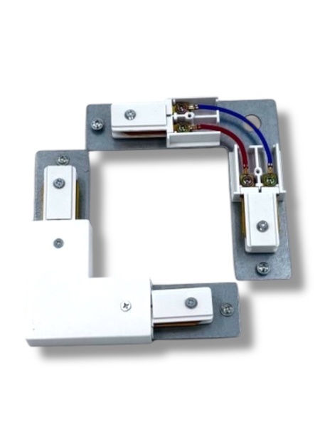 Угловой соединитель с вводом питания CITY 2TRA | White