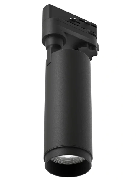 Трековый светильник CITY ZOOM NEW 20W 3000/4000/6000К 10°- 60° 4TRA 60х145mm | Черный корпус