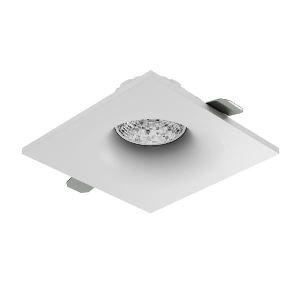 Светильник встраиваемый CITY DLV MR16 GU5.3 WHITE | 95х95 H40mm