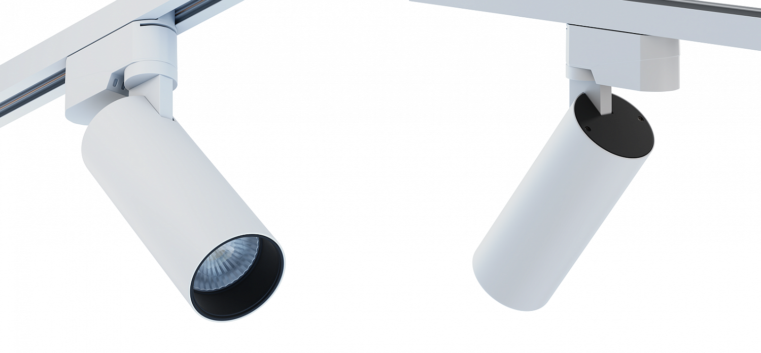 Трековые светильники серии CITY NEW на однофазный трек 2TRA