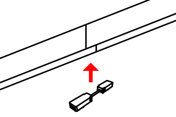 Прямой гибкий соединитель для шинопровода S10 | Black
