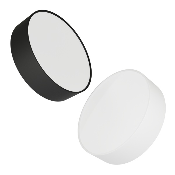 Светильник накладной RONDO 24W Black 4000K | Ø220x60mm 