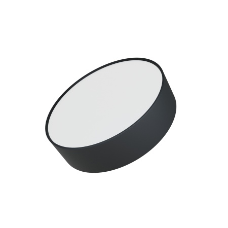 Светильник накладной RONDO 24W Black 4000K | Ø220x60mm 