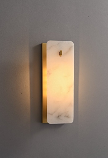 Светильник настенный Alabaster L128хH380хW110 E27х1 BRASS GOLD