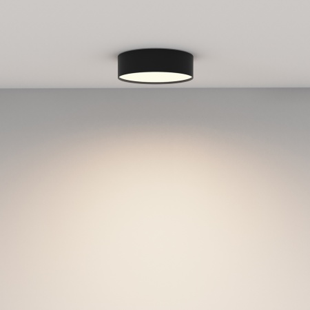 Светильник накладной RONDO 36W Black 3000K | Ø300x60mm 