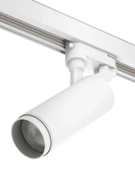 Трековый светильник CITY ZOOM NEW 20W 3000/4000/6000К 10°- 60° 4TRA 60х145mm | Белый корпус