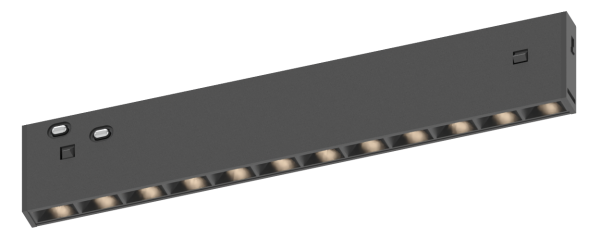 Светильник LINER BLACK MASK MAGNETIC S10 48V 10W 36° 3000/4000/6000K CRI90 OSRAM | Черный L200mm