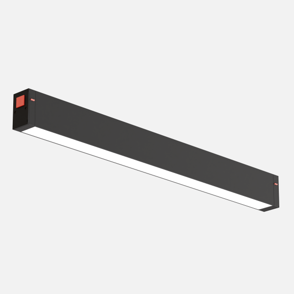 Светильник серии LINER S25 20W SMART DIM CRI90 OSRAM TRIX ССТ 3000-6000К, Black 400x24x34mm EAC19324