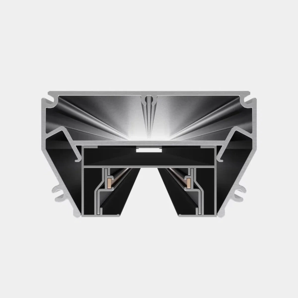 Профиль для натяжных потолков CITY 2TRA | 54x32x3000mm