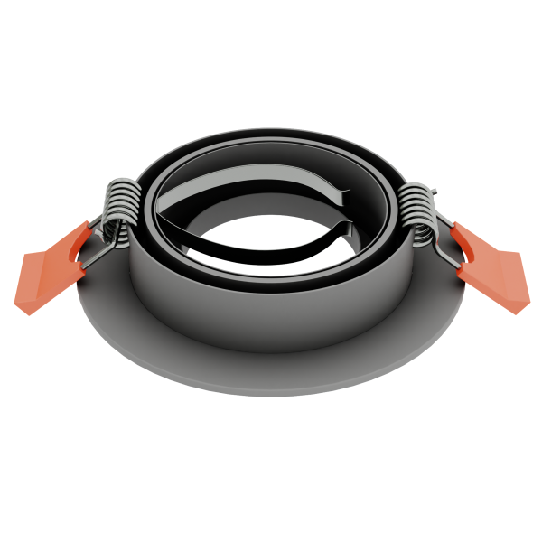 Светильник встраиваемый CITY DL X1 MR16 ALU CHROME | Ø92(77)x25mm