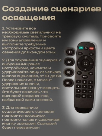 Пульт управления SMART DIM, Черный