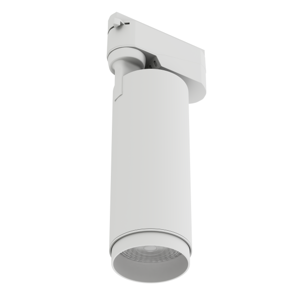 Светильник CITY ZOOM 20W 10°-60° 3ССТ 3000/4000/6000К CRI85 Белый 2TRA однофазный 220V 60x145mm