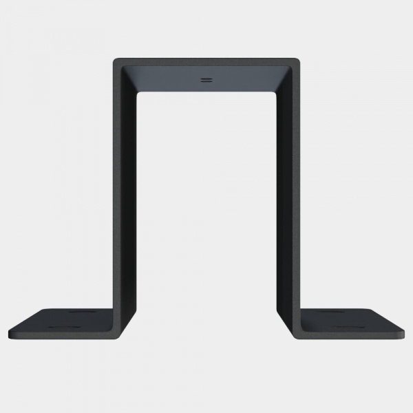 Скоба для встраиваемого монтажа трековой системы S39 220V 4x контактный Black