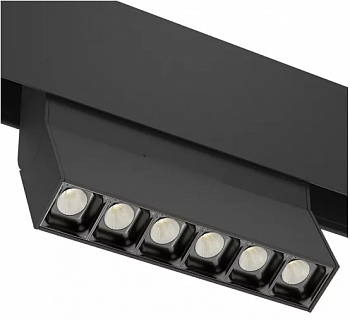 Светильник SPOT BLACK BOOK MAGNETIC S20 48V 8W 36° CRI90 OSRAM 4000K | Черный корпус L112хH110mm