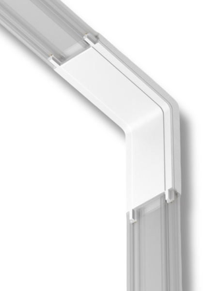 Угловой соединитель потолок-стена для шинопровода H5 White