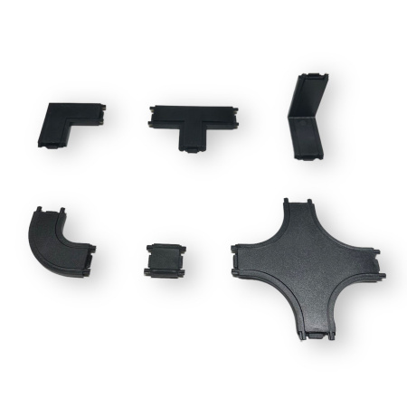 Т- соединитель потолок-потолок для шинопровода H5 Black