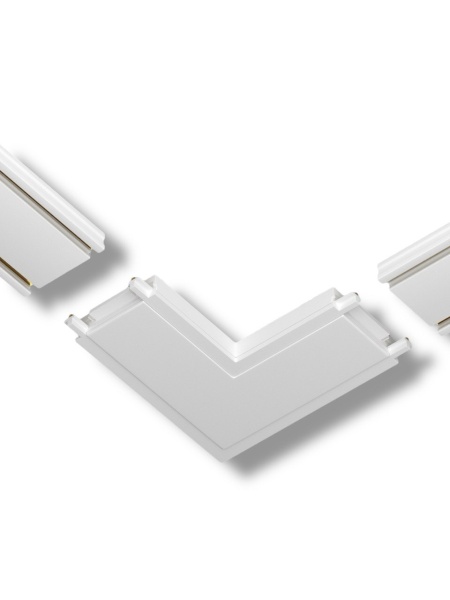 Угловой соединитель потолок-потолок для шинопровода H5 White